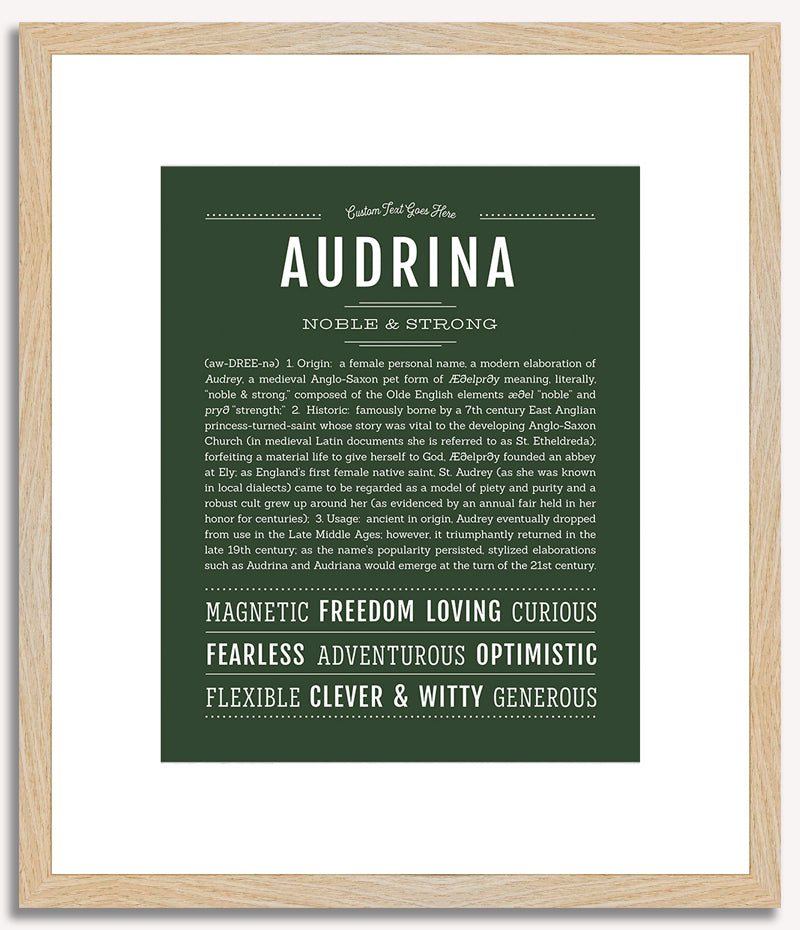 Audrina | Name Art Print