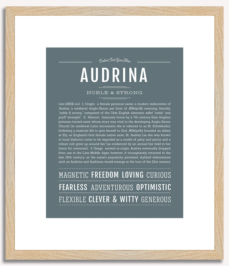 Audrina | Name Art Print