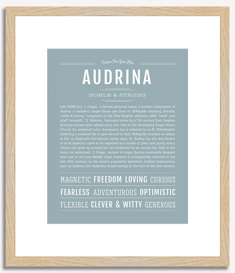 Audrina | Name Art Print