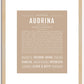 Audrina | Name Art Print