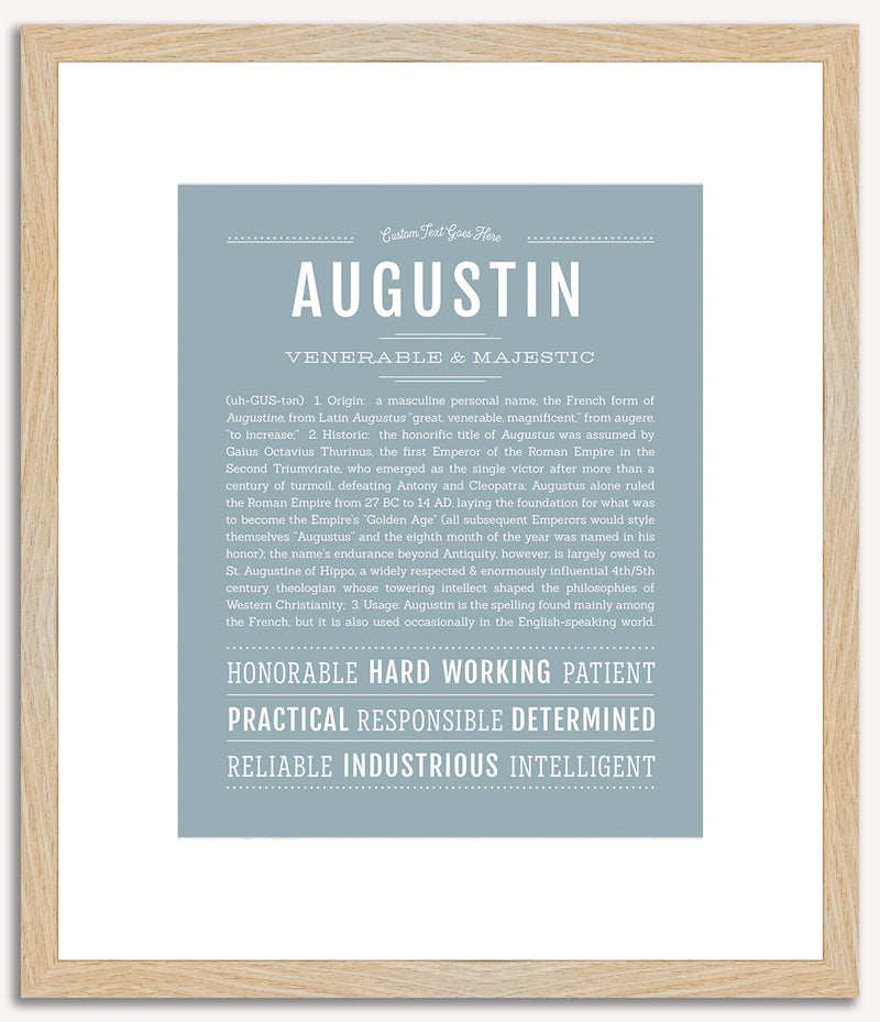 Augustin | Name Art Print