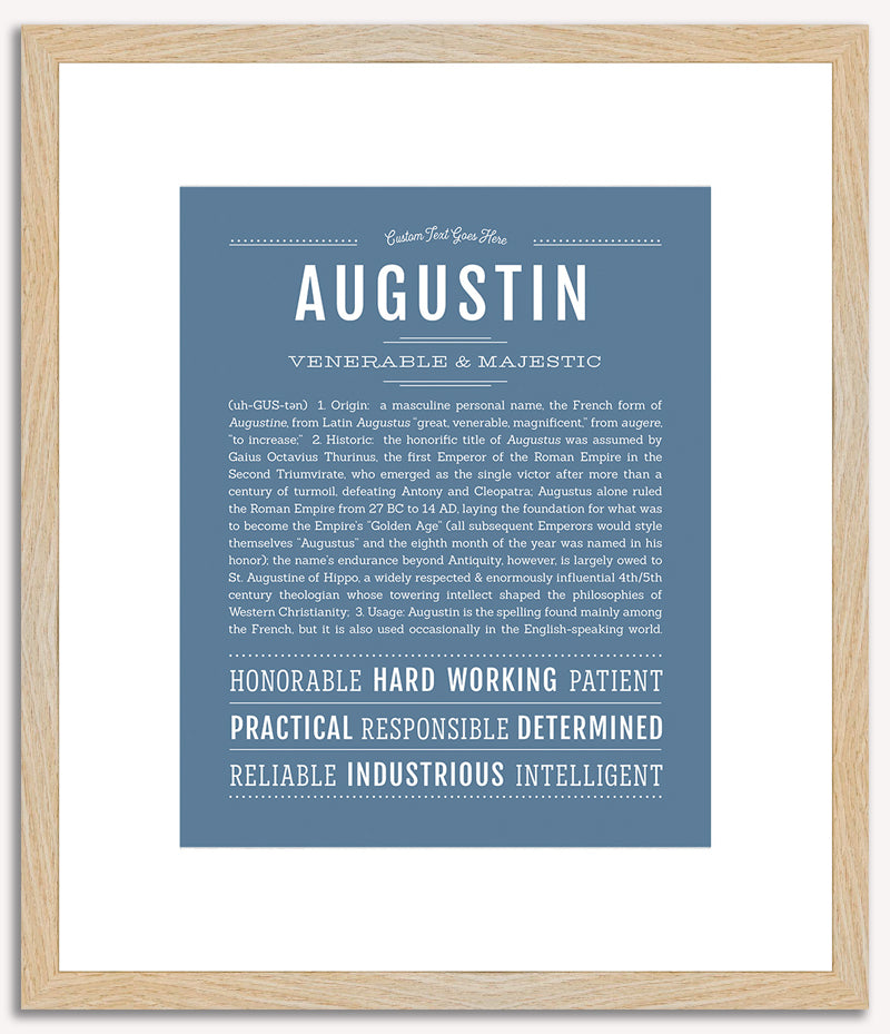 Augustin | Name Art Print