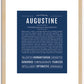 Augustine | Name Art Print