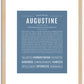 Augustine | Name Art Print