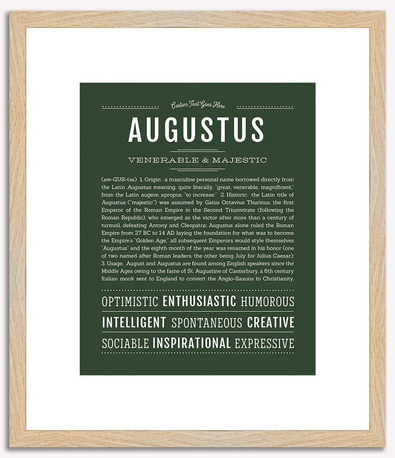 Augustus | Name Art Print