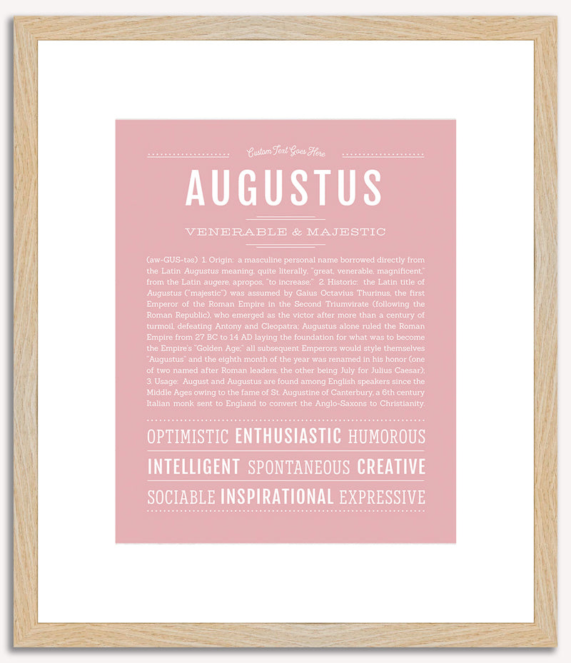 Augustus | Name Art Print