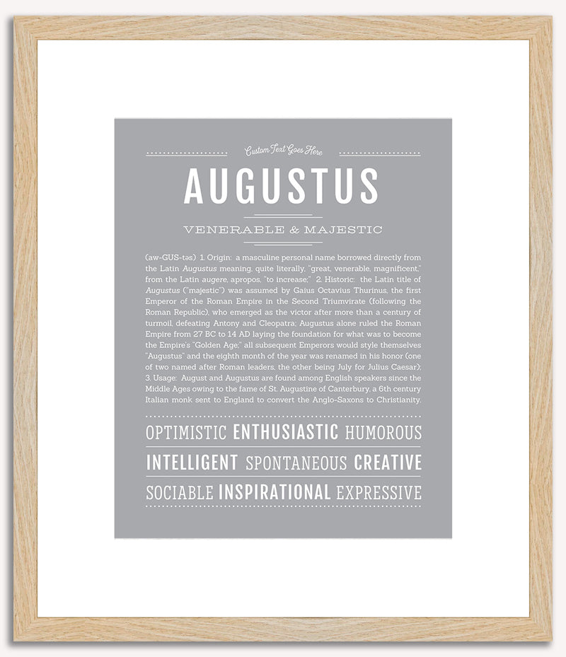 Augustus | Name Art Print