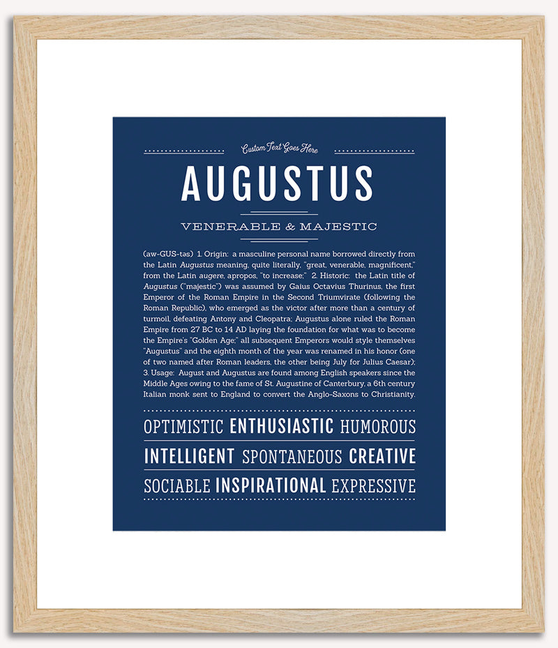 Augustus | Name Art Print