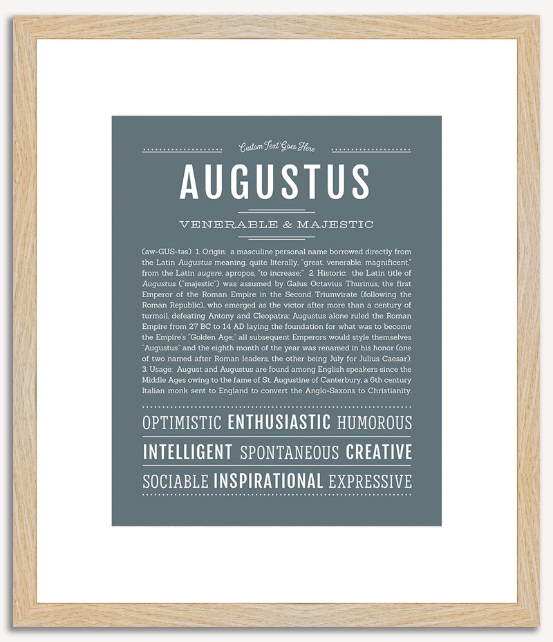 Augustus | Name Art Print