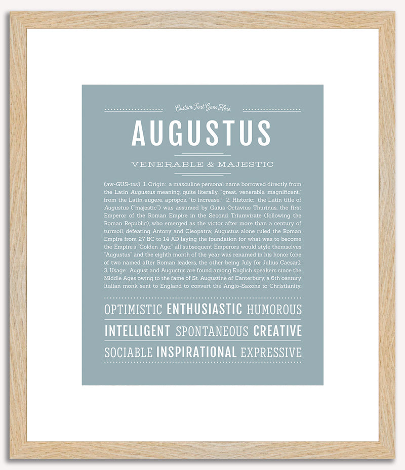 Augustus | Name Art Print