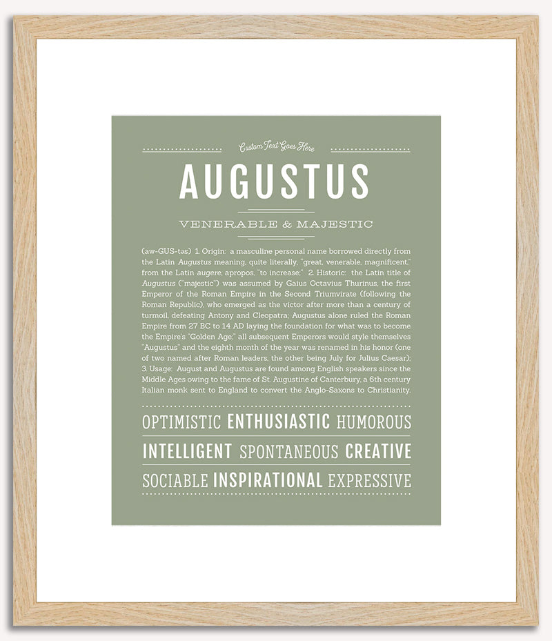 Augustus | Name Art Print