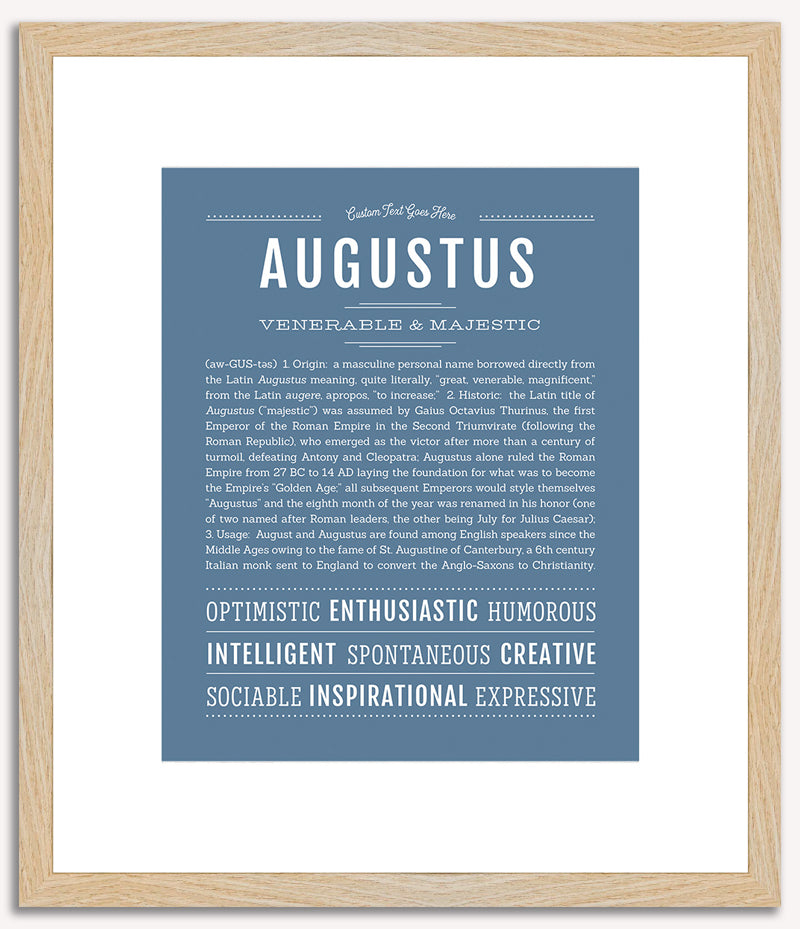 Augustus | Name Art Print