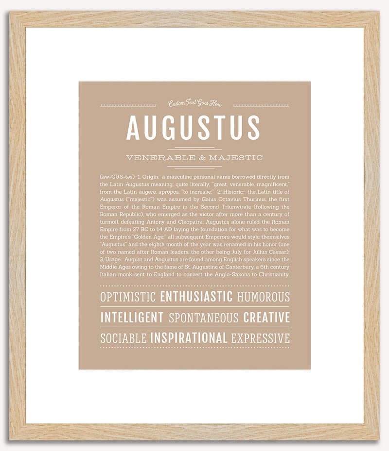 Augustus | Name Art Print