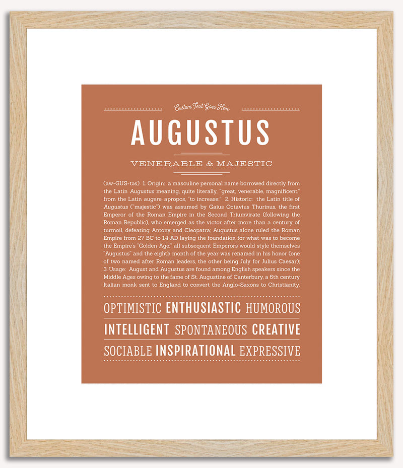 Augustus | Name Art Print