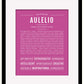 Frame Options | Dark Pink | Black Frame, Matted