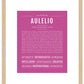 Frame Options | Dark Pink | Maple Frame, Matted