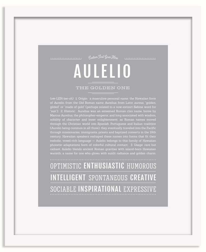 Frame Options | Light Gray | White Frame, Matted