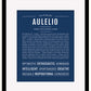 Frame Options | Midnight Blue | Black Frame, Matted