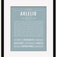 Frame Options | Powder Blue | Black Frame, Matted