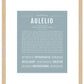Frame Options | Powder Blue | Maple Frame, Matted