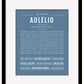Frame Options | Steele Blue | Black Frame, Matted