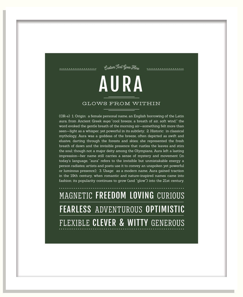 Frame Options | Deep Forest | Black Frame, Matted