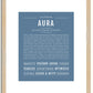 Aura | Name Art Print