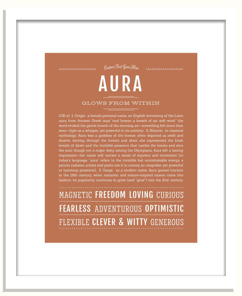 Frame Options | Terra Cotta | Black Frame, Matted