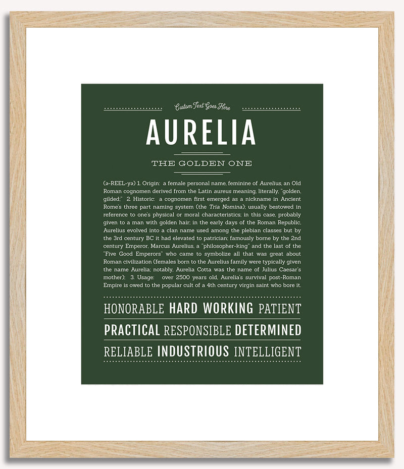 Aurelia | Name Art Print