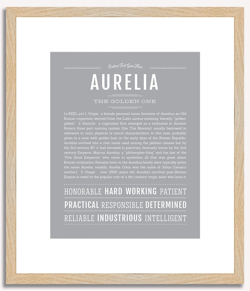 Aurelia | Name Art Print