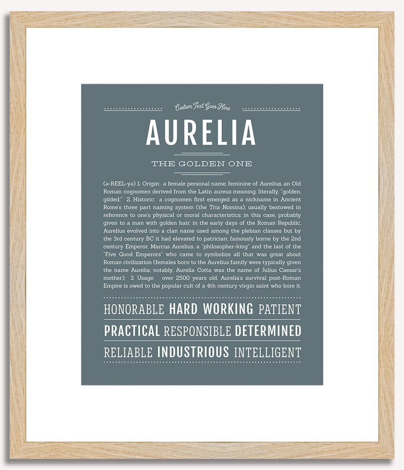 Aurelia | Name Art Print