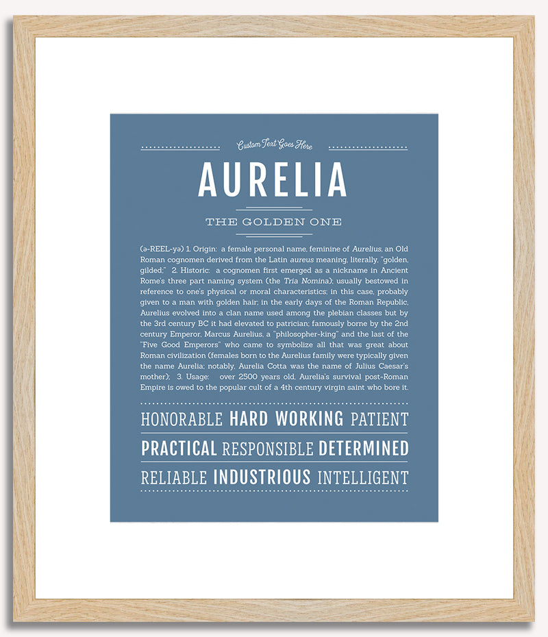 Aurelia | Name Art Print