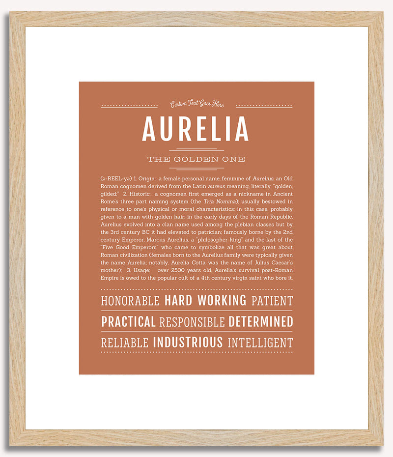 Aurelia | Name Art Print