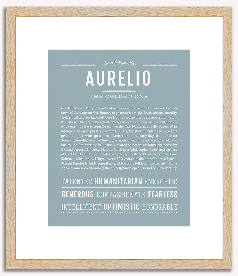 Aurelio | Name Art Print