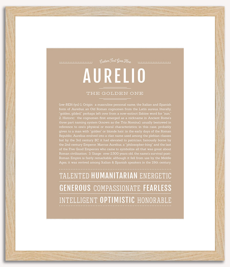 Aurelio | Name Art Print