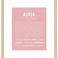 Auria | Name Art Print