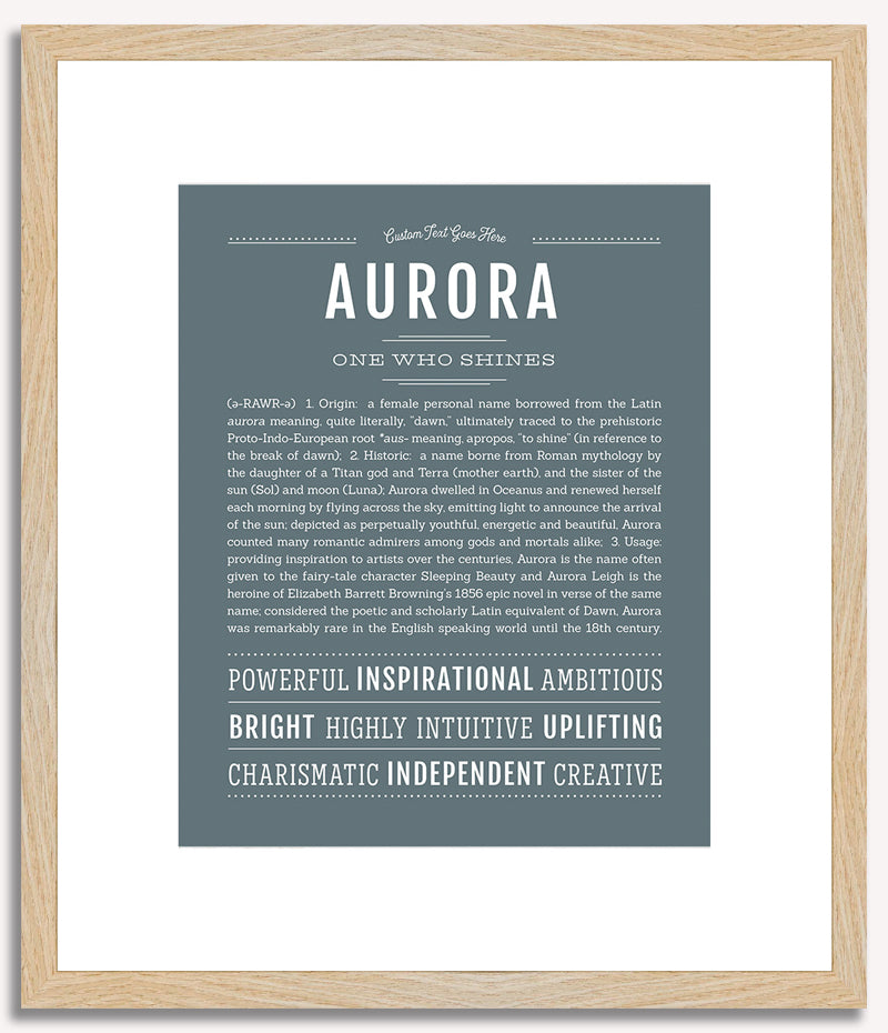 Aurora | Name Art Print