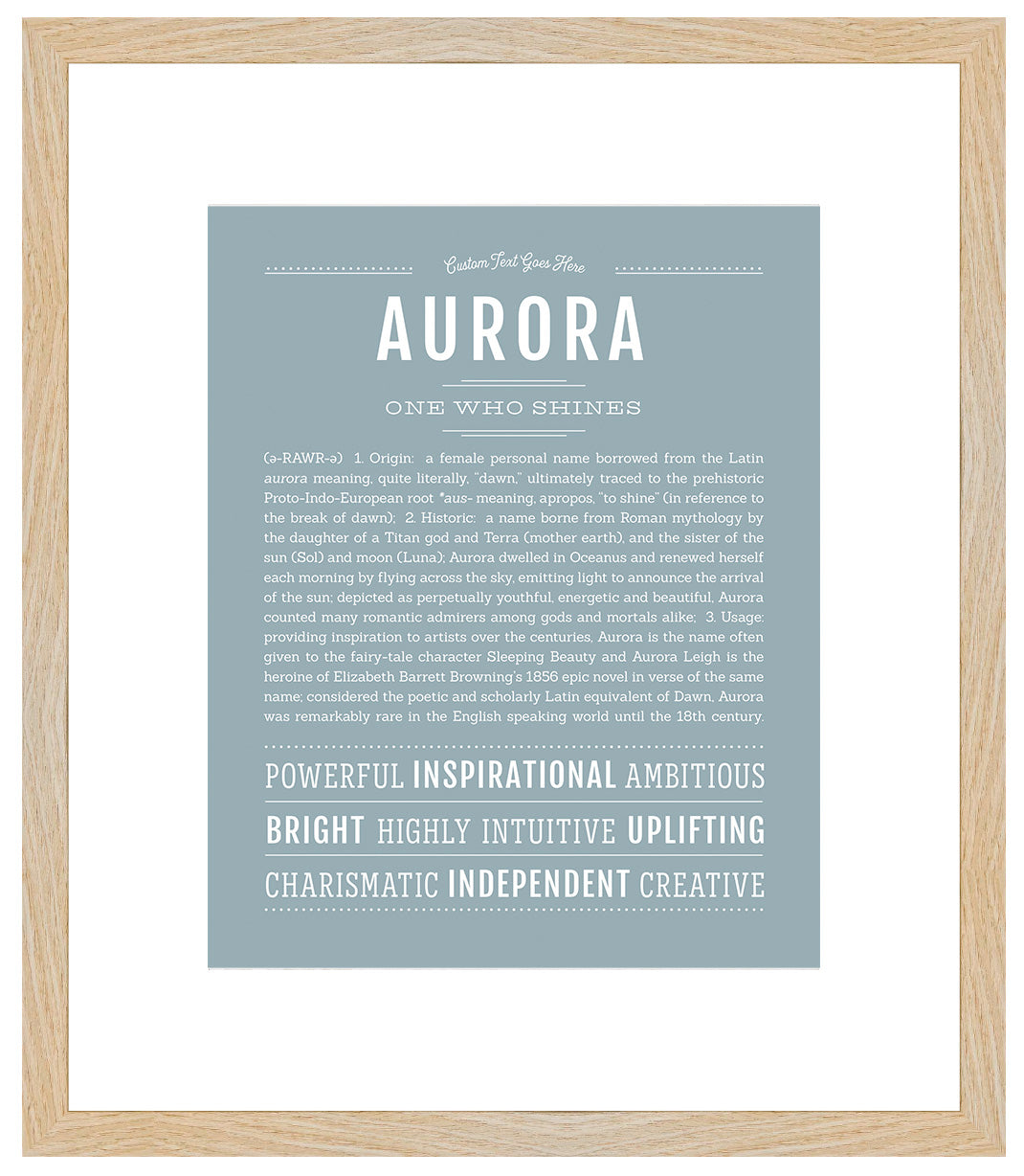 Aurora | Name Art Print