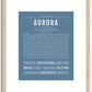 Aurora | Name Art Print