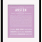 Frame Options | Lilac | Black Frame, Matted