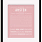 Frame Options | Dusty Rose | Black Frame, Matted