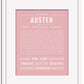 Frame Options | Dusty Rose | White Frame, Matted