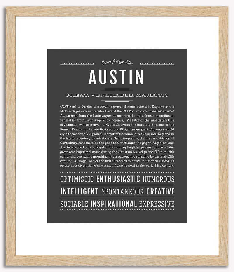 Austin | Name Art Print