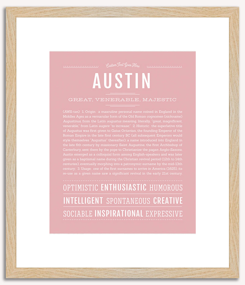 Austin | Name Art Print