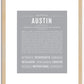 Austin | Name Art Print