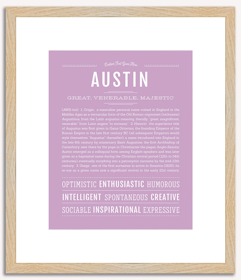 Austin | Name Art Print