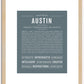 Austin | Name Art Print