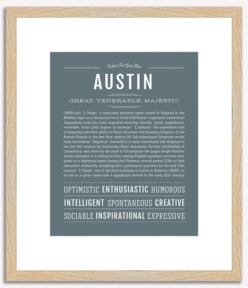 Austin | Name Art Print