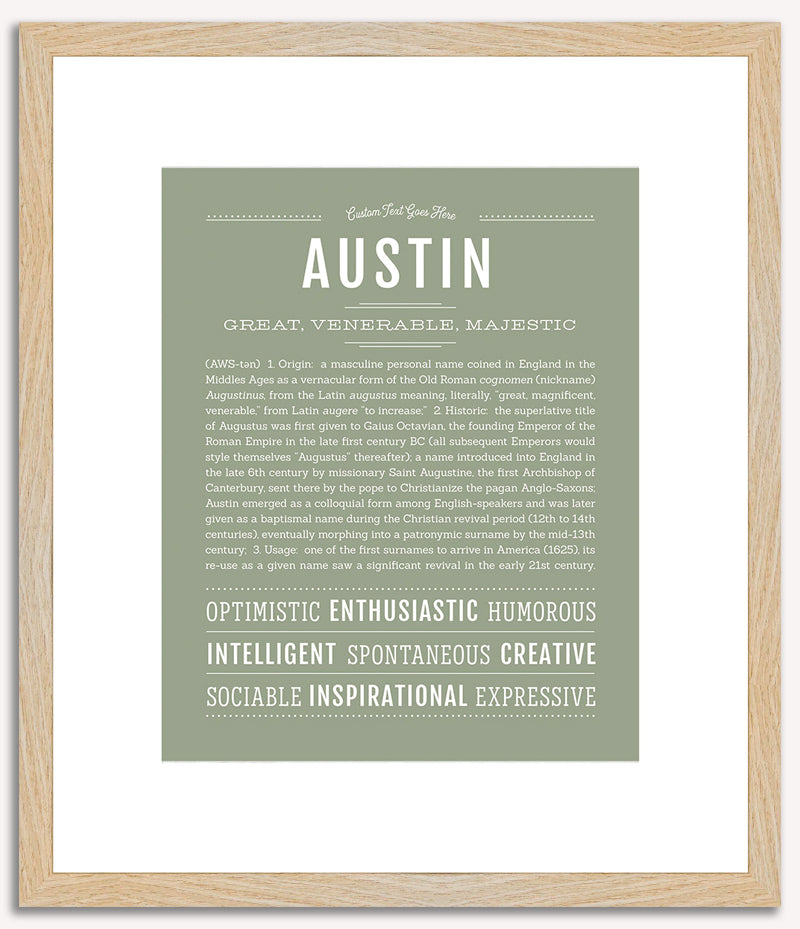 Austin | Name Art Print