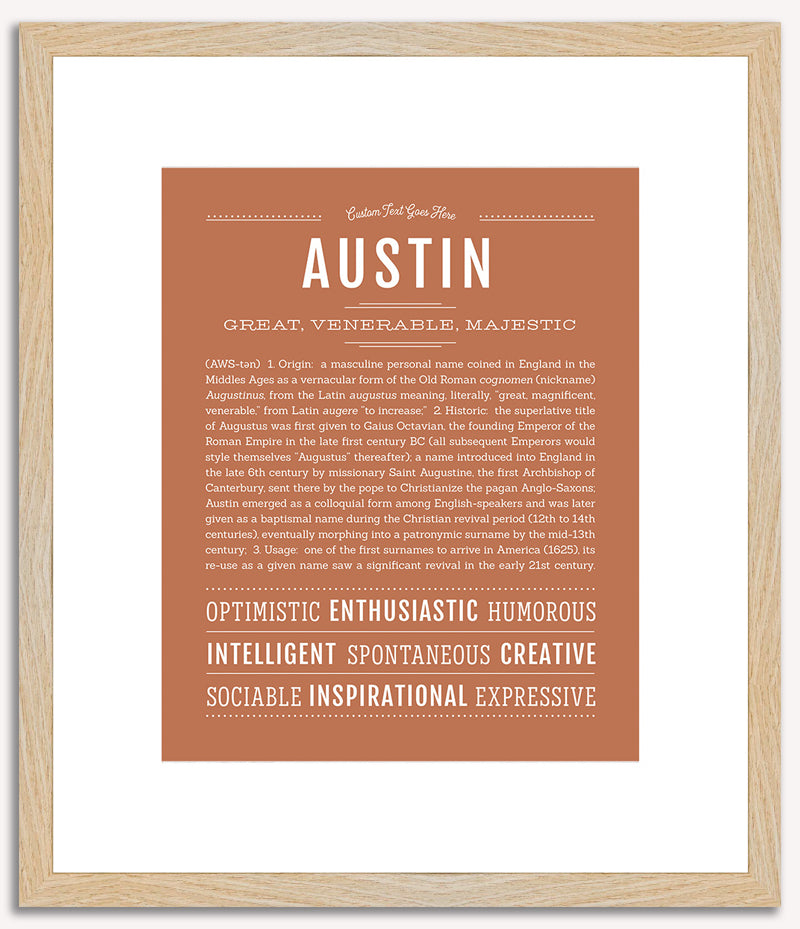 Austin | Name Art Print